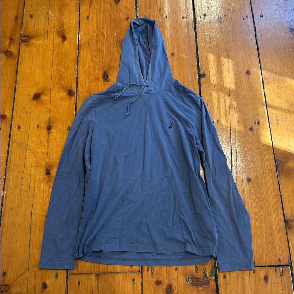 Large Nautica Hoodie blue
